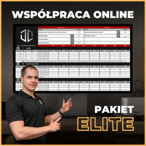 Pakiet ELITE – kompleksowy plan treningowy online z pełnym wsparciem